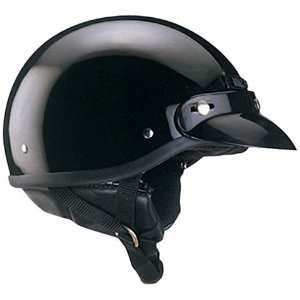  THH T 5 Solid Black Small Half Helmet Automotive