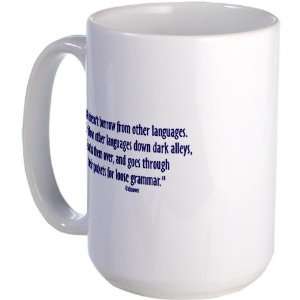 English Funny Large Mug by 