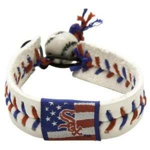  Chicago White Sox Baseball Bracelet   Stars & Stripes 