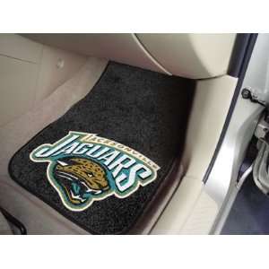NFL Jacksonville Jaguars 2 Car  Auto Mat Set  Sports 