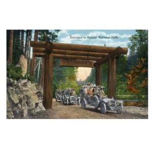 Mount Rainier Natl Park, Washington   Entrance to the Park Scene, c 