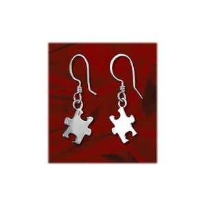 Autism Awareness Sterling Silver Earrings