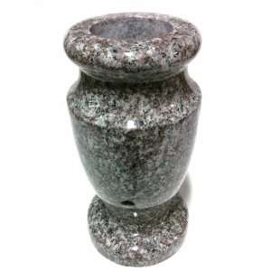 Granite Monument/Headstone/Gravestone Vase   Ruby Mint, 5.5W x 12H 