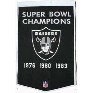  Oakland Raiders Dynasty Banner