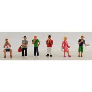  Model Power HO Scale People Eating Toys & Games