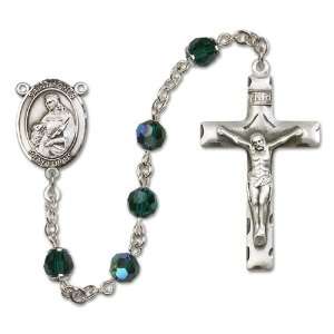  St. Agnes of Rome Emerald Rosary Jewelry