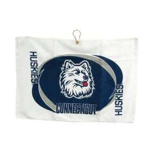   Uconn Connecticut Huskies Hemmed Golf Bag Hand/Kitchen Towel Sports