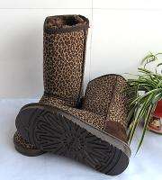 NEW Womens Leopard Winter Snow Boots Hot Fashion Warm Shoes 2 Colors 5 
