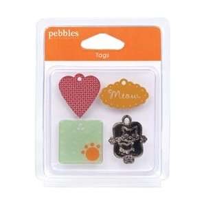American Crafts Pebbles Cats & Dogs Tags Cat; 3 Items/Order  