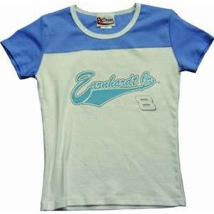   OFFER Name/Number White Jr. Cut Line Up Ladies Tee