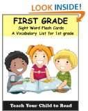  First Grade Sight Word Flash Cards A Vocabulary List of 
