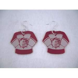  Hamilton Bulldogs Hockey Jersey Earrings Sports 