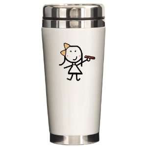  Girl Scrabble Cute Ceramic Travel Mug by 