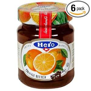 Hero Orange Marmalade, Bitter, 12 Ounce Jars (Pack of 6)  