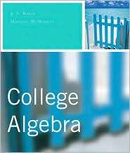 College Algebra, (0321296443), J. S. Ratti, Textbooks   