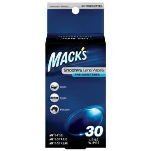  Macks Pre Moistened Lens Cleaning Wipes   30 Pack Health 