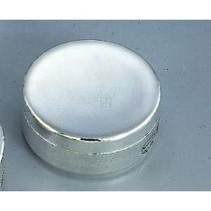  ROUND JEWELRY BOX,SILVER PLATED.