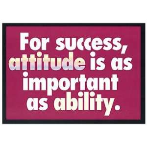   TREND ENTERPRISES INC. POSTER FOR SUCCESS ATTITUDE IS 