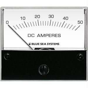  Blue Sea 8022 DC Analog Ammeter   2 3/4 Face, 0 50 Amperes 