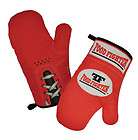 red BOXING GLOVES OVEN MITT SET OF 2 mitts hot stove po