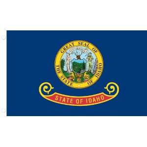   Nylon State Flag, Idaho, 4 Foot by 6 Foot Patio, Lawn & Garden