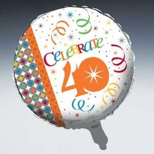  Celebrate In Style 40   18 Foil Balloon Health & Personal 