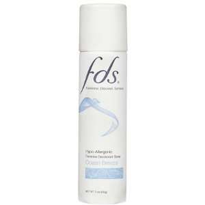 FDS Feminine Deodorant Spray    Ocean Breeze    2 oz (Quantity of 5)
