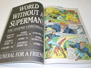 DC Comics Justice League America SuperMan Is Dead Issue #71 Comic Book