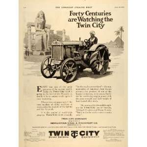  1920 Ad Twin City Power Farming Equipment Tractor Steel   Original 