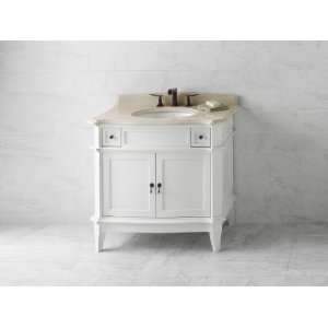  RonBow 068436 F16 Cream Solerno 36 Wood Vanity Cabinet 