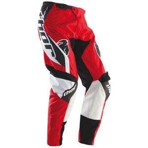  Thor Motocross Phase Spiral Pants   40/Red Automotive