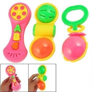 o Baby Shaking Bell Rattle Telephone Receiver Toy 3 Pcs Baby
