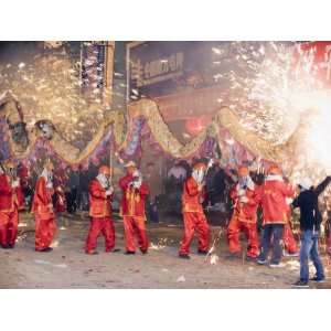 Fire Dragon Lunar New Year Festival, Taijiang Town, Guizhou Province 