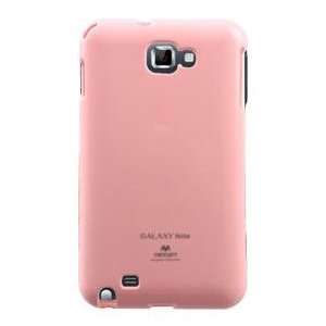  Galaxy Note Pleomax Jelly Soft Slim Fit Case Cover pink 