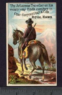 1880 Arkansas Miner Cowboy Colorado Mountains Royal Ham Meat 