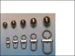 Falconry Bells Nickel Lahore type complete fixing set  