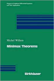 Minimax Theorems, (0817639136), Michel Willem, Textbooks   Barnes 