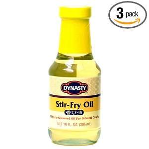 Dynasty Stir fry Oil, 10 Ounce Bottle (Pack of 3)  Grocery 