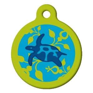  Lupine Pattern Turtle Reef   Pet ID Tag for Dogs and 