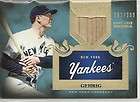 2011 Topps Tier One Lou Gehrig gu bat card NewYork Yankees relic game 