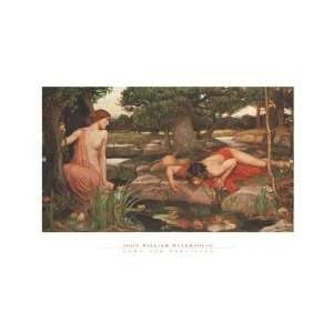  Echo And Narcissus Poster Print