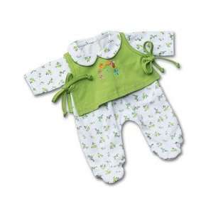  Baby Doll Pajamas with Smock Outfit Toys & Games