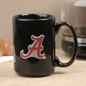 Alabama Crimson Tide Black Ceramic Mug 