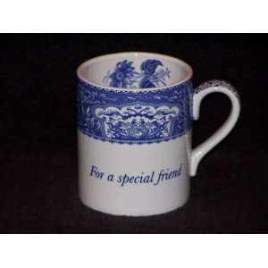  Spode Blue Mementos Mug 16 Oz Special Friend Kitchen 