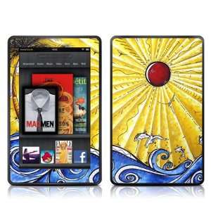 Ocean Fury Design Protective Decal Skin Sticker for  Kindle Fire 