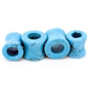  Turquoise Stone Ear Tunnels Jewelry