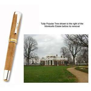  Historical Woods Jefferson Tulip Poplar Fountain Pen 