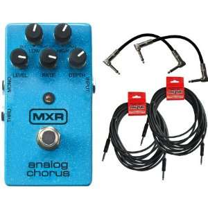  MXR M234 Analog Chorus Pedal with 4 Free Cables Musical 
