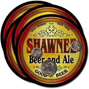 Shawnee, OK Beer & Ale Coasters   4pk