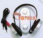   Cordless Headset Headset Headphone with FM For TV PC Laptop Netbook